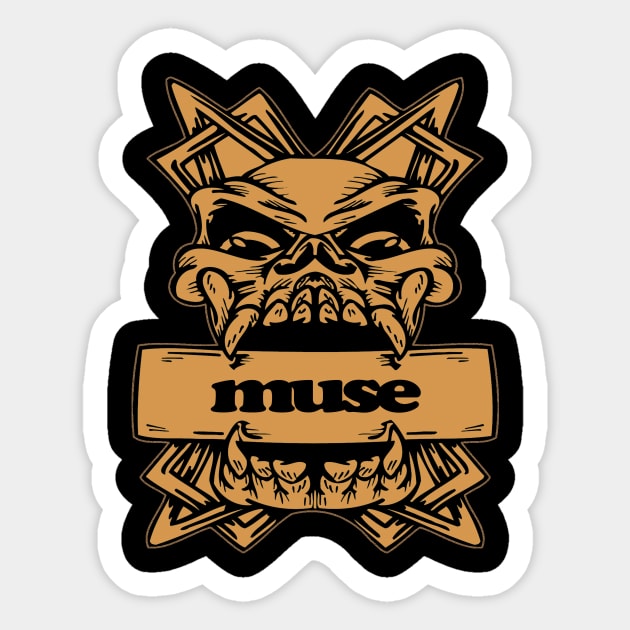 rock Muse band Sticker by DelSy